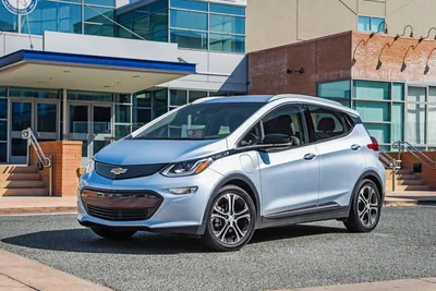 Картинки Chevrolet Bolt EV 2023 в синем цвете