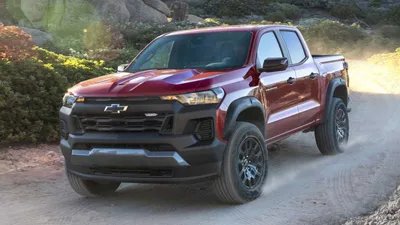 Chevrolet Colorado 2023: современный дизайн на фото