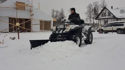 Красота снежной уборки: Зимние зарисовки на фото