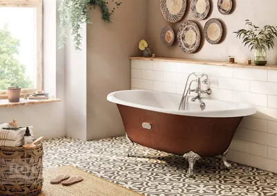 Фотографии чугунных ванн, которые вдохновят вас на создание идеальной ванной комнаты