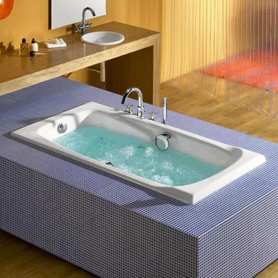 Фотография арт-дизайна ванной комнаты в HD