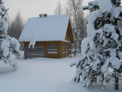 Зимние домики: фотографии для скачивания в разных форматах