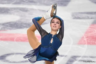 Фото Дарьи Усачевой во время выступления на Олимпиаде