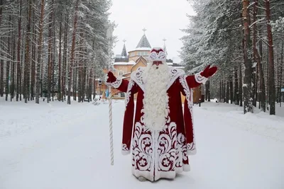 Фото Деда Мороза из снега: выберите формат загрузки, размер изображения