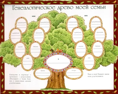 Картинки деревьев для родословной - бесплатно и в хорошем качестве