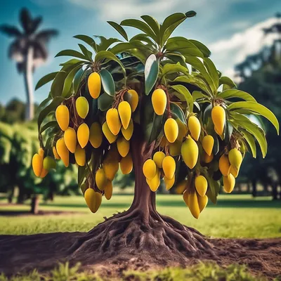 Фото дерева манго в высоком разрешении (JPG/PNG/WebP)