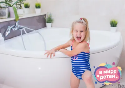 Фото детей в ванной - полезная информация о гигиене