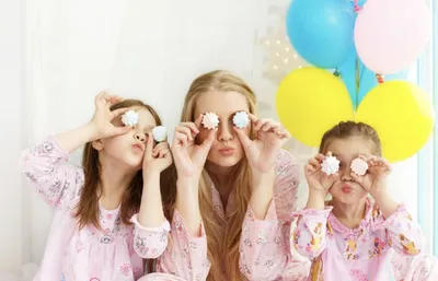 Новые фото детской пижамной вечеринки – бесплатно скачать!