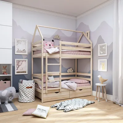 Креативные решения для детской комнаты с двухъярусной кроватью
