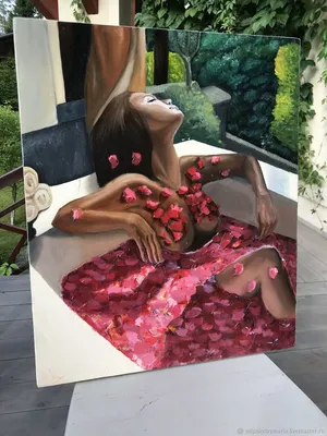 15. Фотографии девушек с шикарными розами