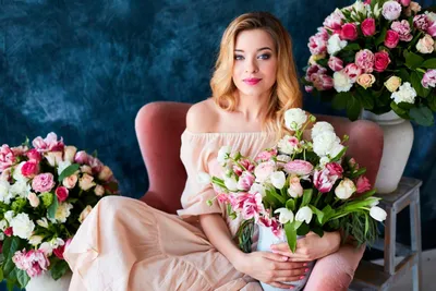 26. Уникальные изображения девушек с розами