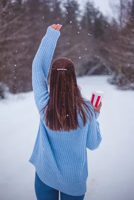 Фото девушек зимой: Великолепие зимней красоты
