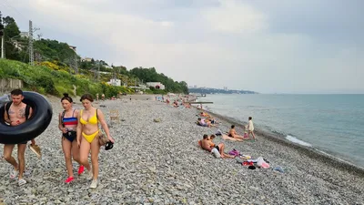 Фото дикого пляжа в Сочи - изображения в формате PNG