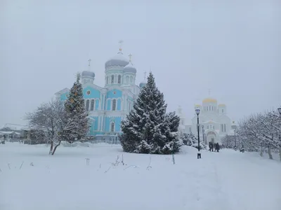 Очарование зимнего Дивеева: PNG картинки для сохранения