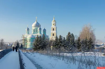 Зимние пейзажи в Дивееве: JPG формат для удобства