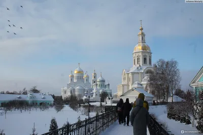 Удивительные зимние картины Дивеева: PNG формат для сохранения