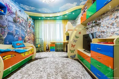 Креативный дизайн детской комнаты для мальчиков и девочек: фото
