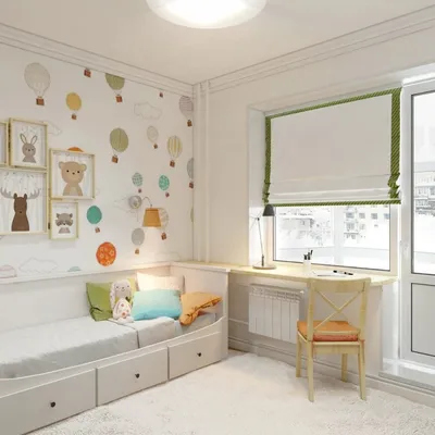 Дизайн детской комнаты 10 кв м фотографии