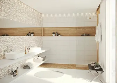Эстетика кафельной плитки в ванной комнате: фотоинспирация