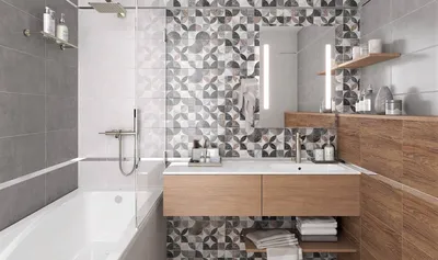 Творческий подход к дизайну кафельной плитки в ванной комнате