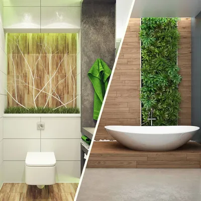 Фотографии ванной комнаты с разнообразным дизайном кафельной плитки