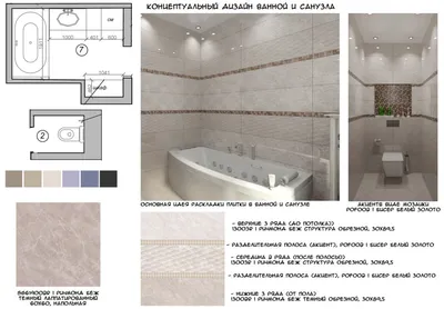 Дизайн керамической плитки в ванной комнате: создание уютной атмосферы