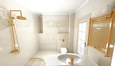 5) HD фото керамической плитки в ванной комнате