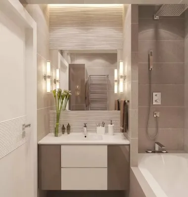 Уютные и стильные ванные комнаты для небольших пространств