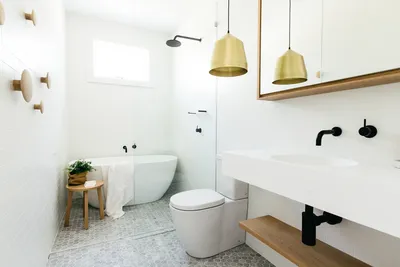 Современный дизайн маленькой ванной комнаты: лучшие фото