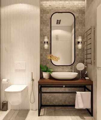 Маленькая ванная комната с большим стилем: фото идеи