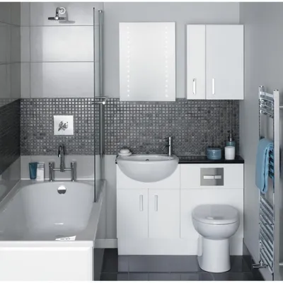 Минимализм в дизайне маленькой ванной комнаты: фото примеры