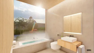 Дизайн маленькой ванной комнаты с использованием ярких цветов: фото