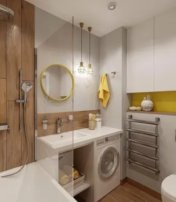 Идеи для дизайна маленькой ванной комнаты с использованием скрытого хранения