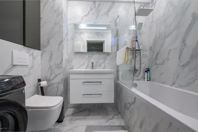 Скачать фото дизайна маленькой ванной комнаты в формате JPG