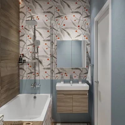 Инновационные идеи для дизайна маленькой ванной комнаты с плиткой