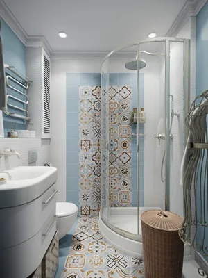Картинки ванной комнаты с душевой кабиной с классическим стилем