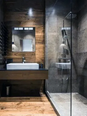 Дизайн небольшой ванной комнаты с душевой кабиной: фото идеи
