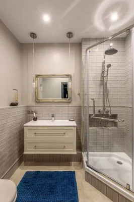Современные идеи для дизайна ванной комнаты с душевой кабиной