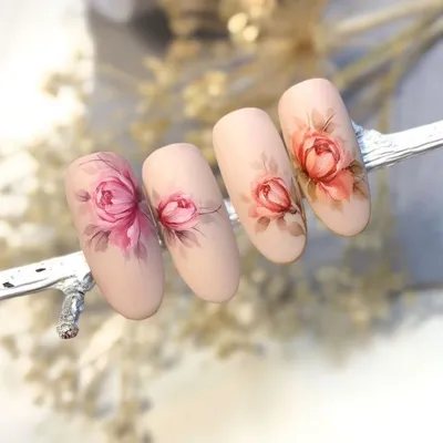 Изысканный дизайн ногтей розы: 42 варианта