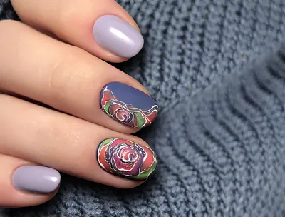 Интересные фото дизайна ногтей розы: разные форматы