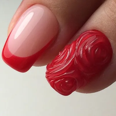 Модные идеи дизайна ногтей розы на фото