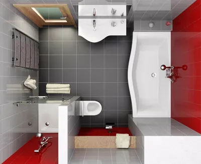Идеи для создания функциональной прямоугольной ванной комнаты