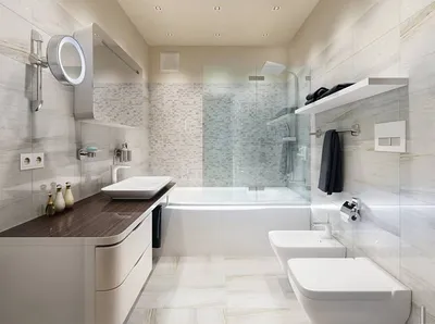 Фото дизайна прямоугольной ванной комнаты: 30 уникальных заголовков