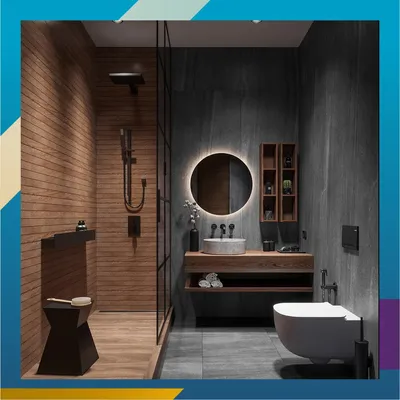 Дизайн ванной комнаты с использованием стекла: фото проекты