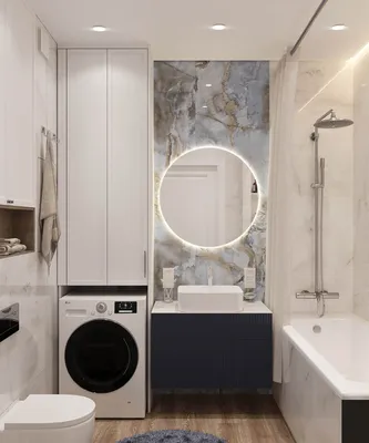Дизайн ванной комнаты с использованием аксессуаров: фото коллекция