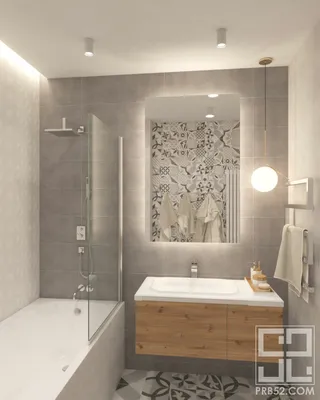 Варианты дизайна совмещенной ванной комнаты с использованием природных материалов (с фото)