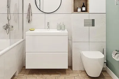 Ванная комната в современном стиле: фотообзор