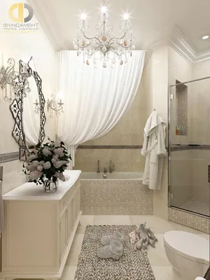 Фото ванной комнаты с современными элементами дизайна