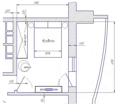 Дизайн интерьера 3x4: Фотографии с возможностью выбора размера