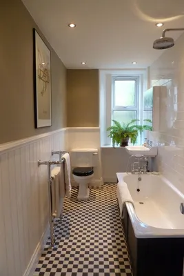 Картинки узкой ванной комнаты с душевой кабиной с различными вариантами освещения